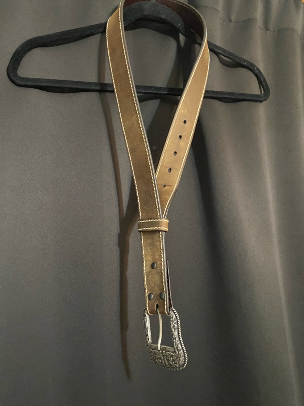 Women’s Brown Genuine Leather Ariat Belt *LEATHER ONLY*